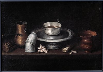 Still Life with Chocolate Breakfast by Francisco de Zurbaran