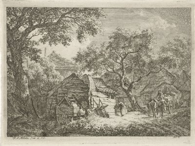 Farm Surrounded by Trees (Tree-Rich Landscapes) by Franciscus Andreas Milatz