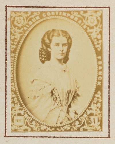 Empress Elisabeth of Austria by Franck (François Marie Louis Alexandre Gobinet de Villecholles)