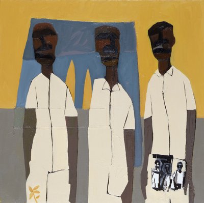 Church Boys III, 2000 by Francks Deceus