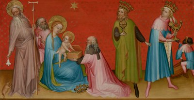 The Adoration of the Magi with Saint Anthony Abbot by Franco Flemish Master