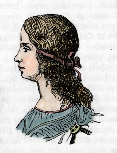 Portrait of Lucrece Borgia by Franco Mistrali