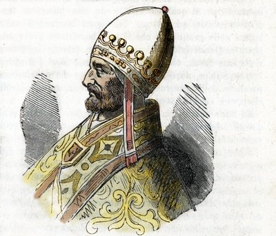 Portrait of Pope Adrian IV, Drawing from 