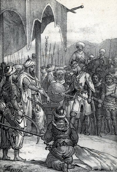 Seventh Crusade: King Louis IX was taken prisoner at the Battle of Fariskur on 6 April 1250, drawing from 