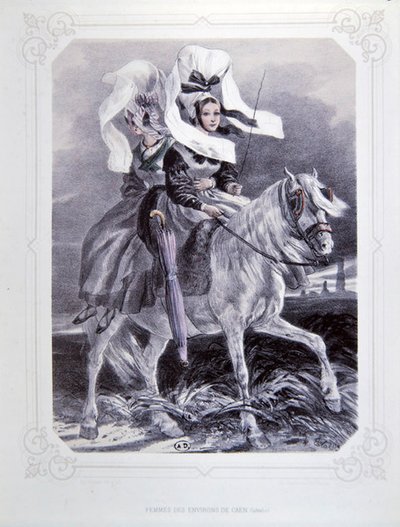 Women from the Caen region of Normandy, from 