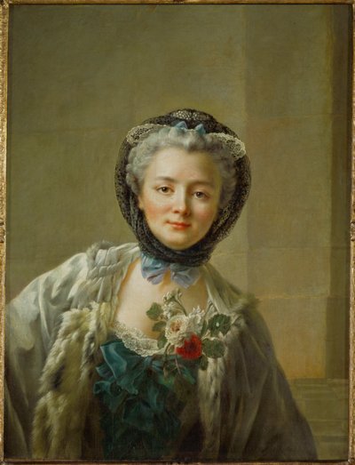 Mme. Drouais, nee Anne-Francoise Dore by Francois-Hubert Drouais