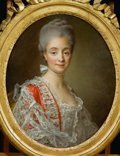 Portrait of Mme. Jacques-Benoit Loys by Francois-Hubert Drouais