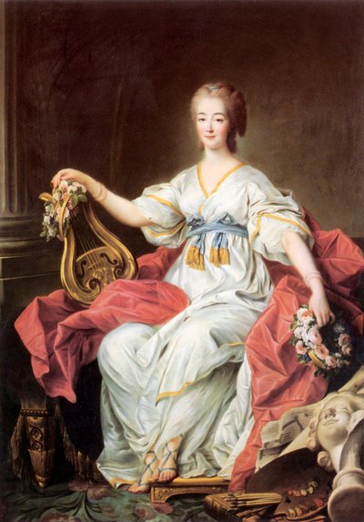 Portrait of the Countess Jeanne du Barry by Francois Hubert Drouais