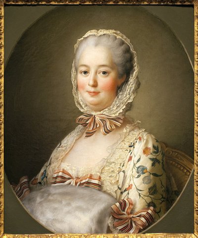 Portrait of the Marquise of Pompadour (Jeanne Antoinette Poisson) by Francois Hubert Drouais