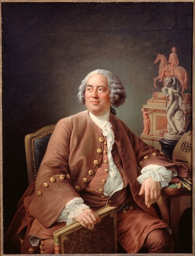 Portrait of the sculptor Edme Bouchardon by Francois Hubert Drouais
