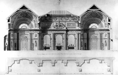 Design for the Gallery of Lansdowne House, London by Francois Joseph Belanger