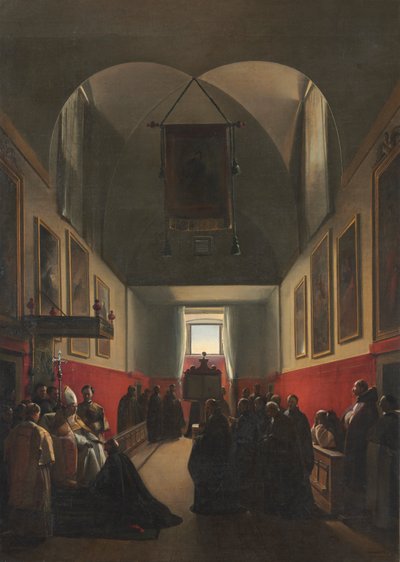Homage to a Bishop by Francois Marius Granet
