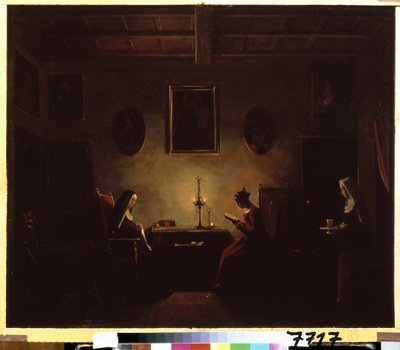 Interior by Francois Marius Granet