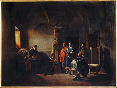 The Painter Sodoma Carried to the Hospital, 1815 by Francois-Marius Granet
