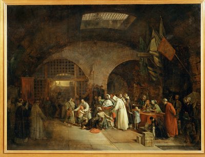 Redemption of prisoners in the prisons of Algiers by Francois-Marius Granet