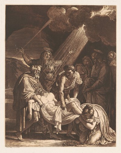 Christ Carried to the Tomb by Francois-Xavier Fabre