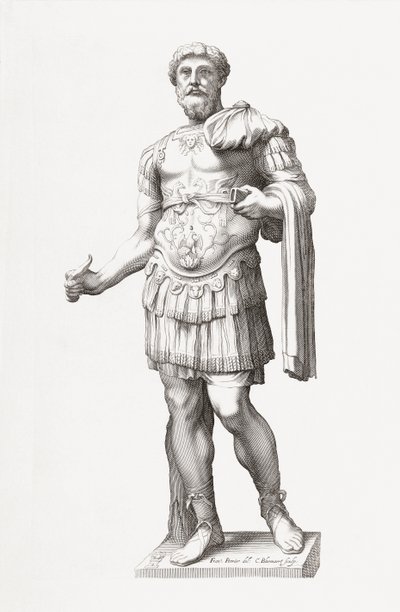 Roman Emperor Marcus Aurelius. Portrait by Francois Perrier
