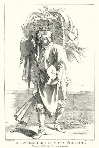 Bellows Mender by Francois (after) Boucher