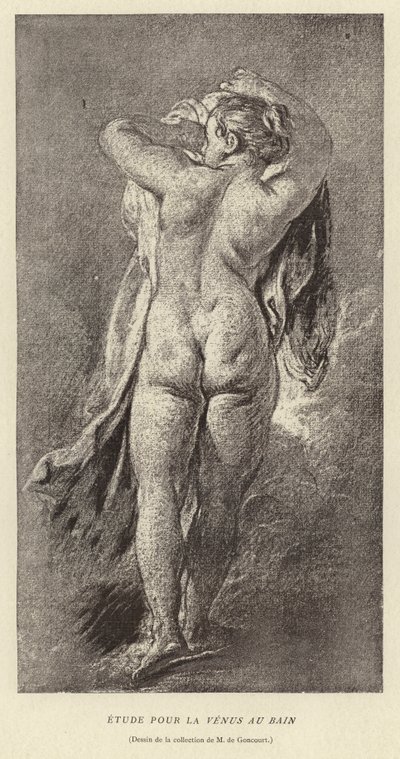 Study for Venus at the Bath by Francois (after) Boucher