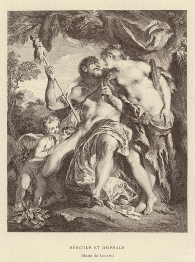 Hercules and Omphale by Francois (after) Boucher