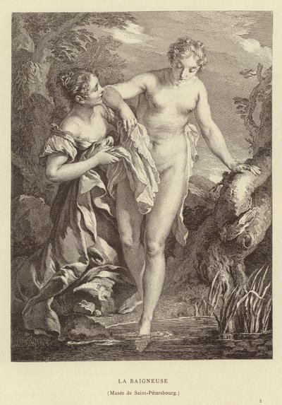 The Bather by Francois (after) Boucher