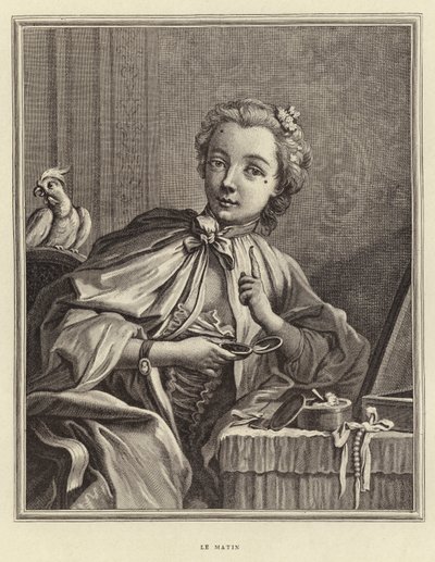 The Morning by Francois (after) Boucher