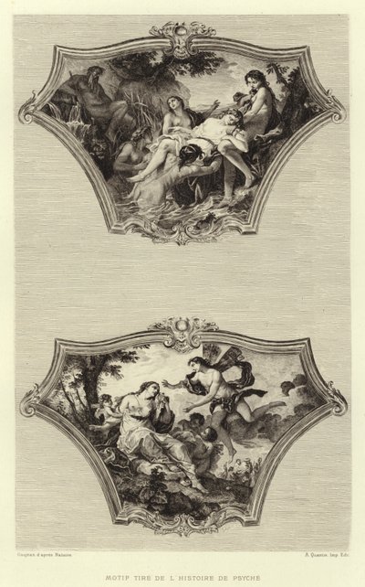Motif Taken from the Story of Psyche by Francois (after) Boucher