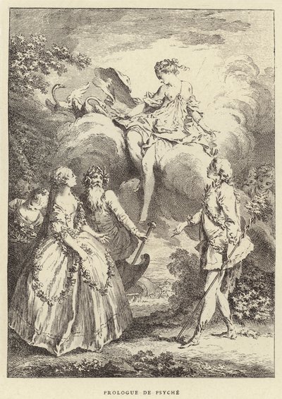 Prologue of Psyche by Francois (after) Boucher