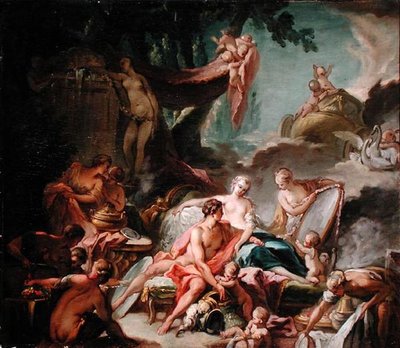 The Loves of the Gods: Mars and Venus by Francois (after) Boucher
