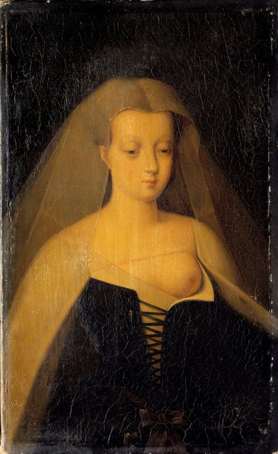Portrait of Agnes Sorel (1422-1450), Favorite of King Charles VII (1833) by Francois (after) Clouet