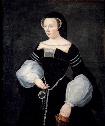 Portrait of Diane de Poitiers, Duchess of Valentinois (1499-1566) by François Clouet (circa 1550) by Francois (after) Clouet