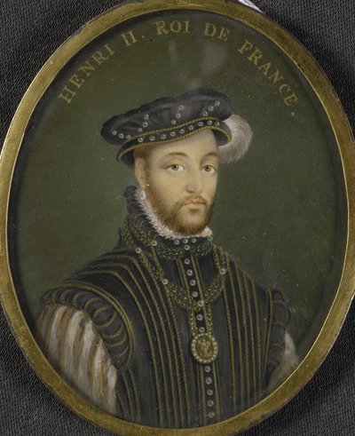 Portrait of King Henry II of France by Francois (after) Clouet