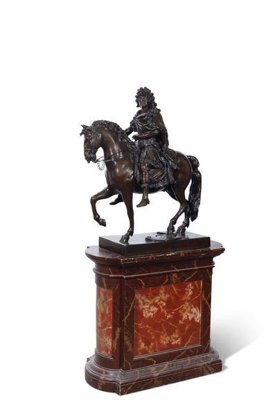 Louis XIV on a horse by Francois (after) Girardon