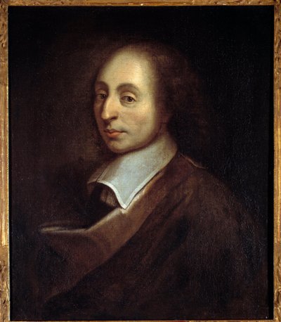 Portrait of Blaise Pascal (1623-1662) by Francois (after) Quesnel