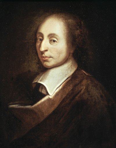 Portrait of Blaise Pascal by Francois (after) Quesnel