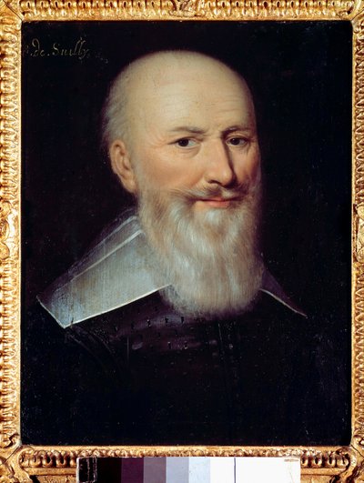 Portrait of Maximilian de Bethune, Duke of Sully by Francois (attr.to) Quesnel