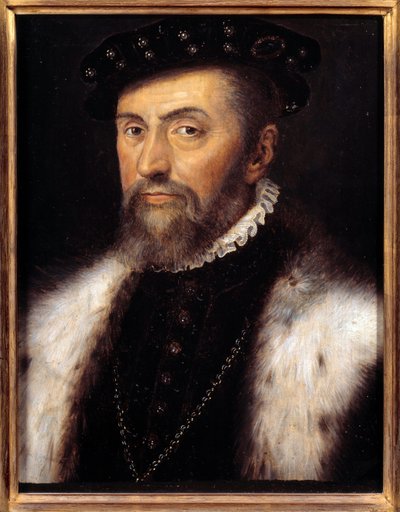 Portrait of Anne Duc de Montmorency by Francois (workshop of) Clouet