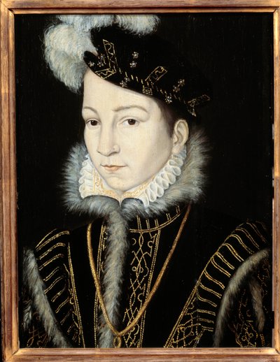 Portrait of Charles IX, King of France by Francois (workshop of) Clouet