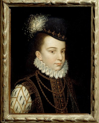 Portrait of Francois Hercules of France, Duke of Alencon by Francois (workshop of) Clouet