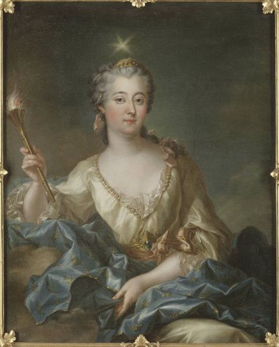 Portrait of Louisa Ulrika of Prussia, Queen of Sweden by Francois Adrien Grasognon Latinville