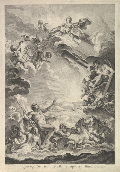 Neptune Calming the Storm by Francois Antoine Aveline