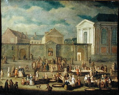 The Fish Market at Cambrai, 1778 by Francois Aubert