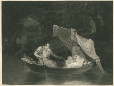 The Artist Jean Baptiste Isabey with His Family in a Rowboat (