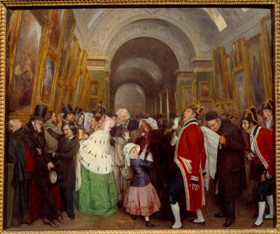Four Hours at the Salon by François Auguste Biard
