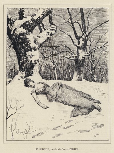 Suicide by Francois Auguste Didier Clovis