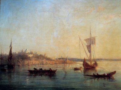 View of Constantinople from the Entrance of the Bosphorus by Francois Barry