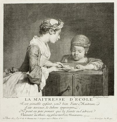 School Mistress by Francois Bernard Lepicie