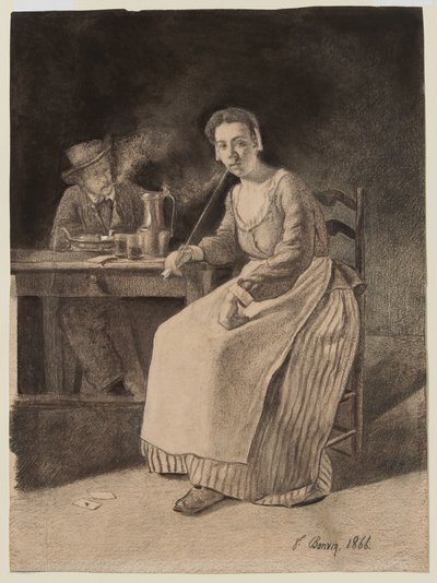 Interior of a Tavern by François Bonvin