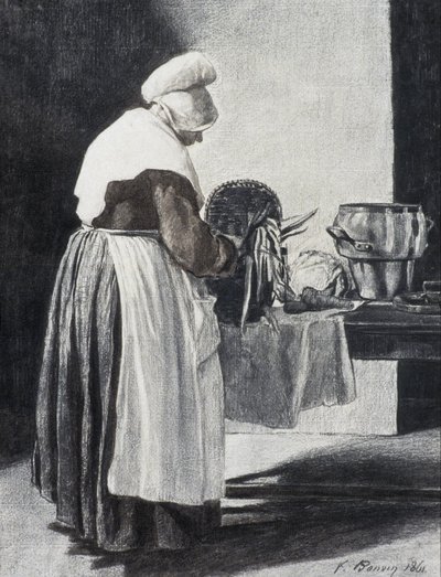 The Cook by François Bonvin