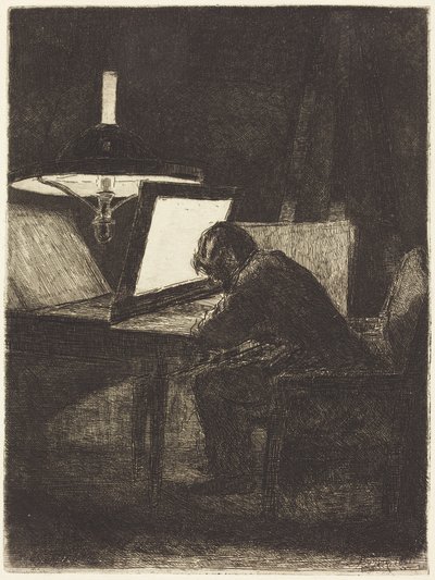 The Printmaker by François Bonvin
